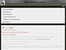 Tablet Screenshot of brakematerialsandparts.com